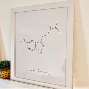 Sweet Dreams (Melatonin Molecule) Picture Print